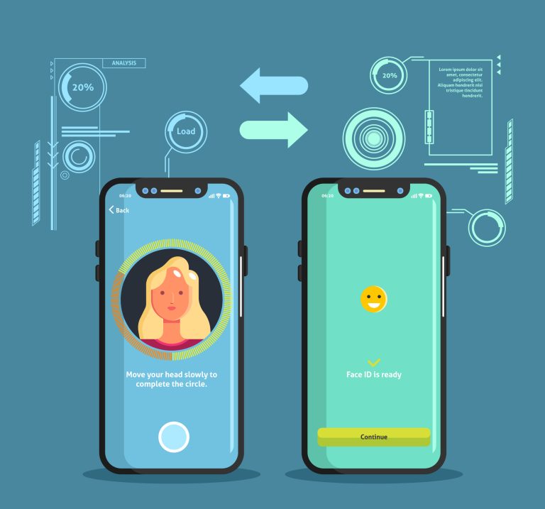 Developer comparing native, hybrid, and web app technologies on laptop screen