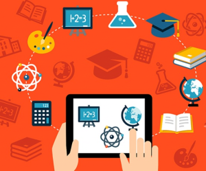 Student comparing different learning apps on a laptop and phone to choose the best one for study goals, usability, and features.
