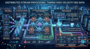 Distributed Stream Processing Architecture Diagram with Kafka and Flink